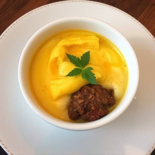 Bobotie: A classic South African dish with spiced minced meat and a creamy egg custard topping.