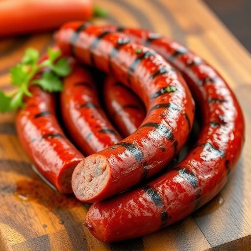 Boerewors: A traditional South African sausage, often grilled or braaied.